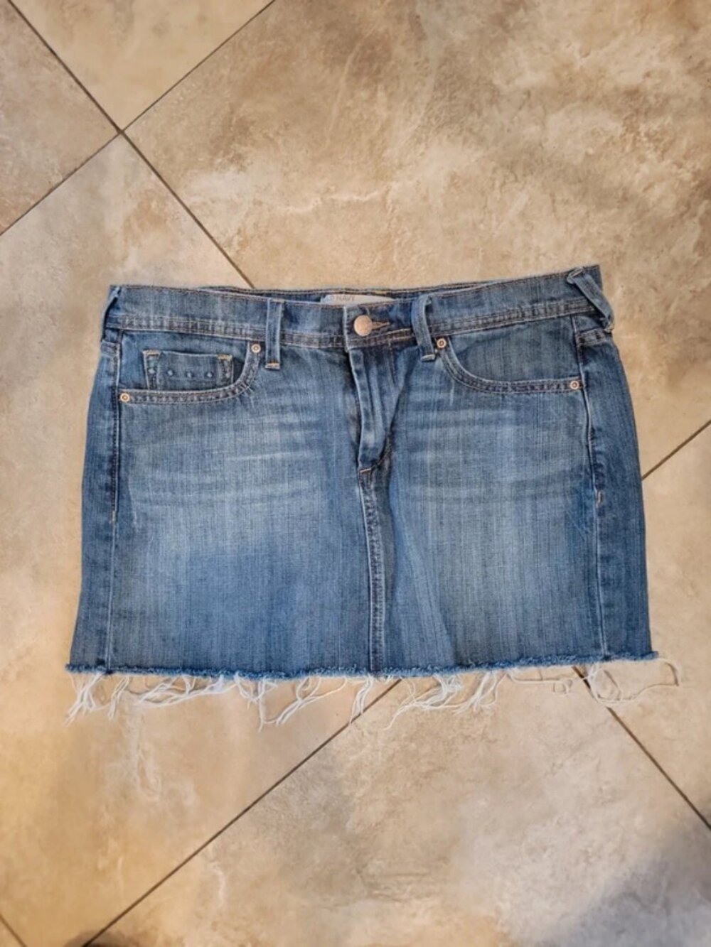 Old Navy Denim Mini Skirt Size 8 Medium